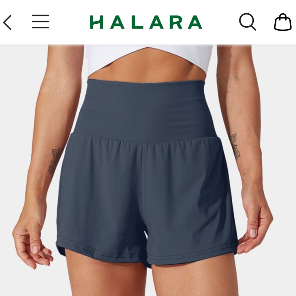 NWT Halara 2 in 1 Shorts